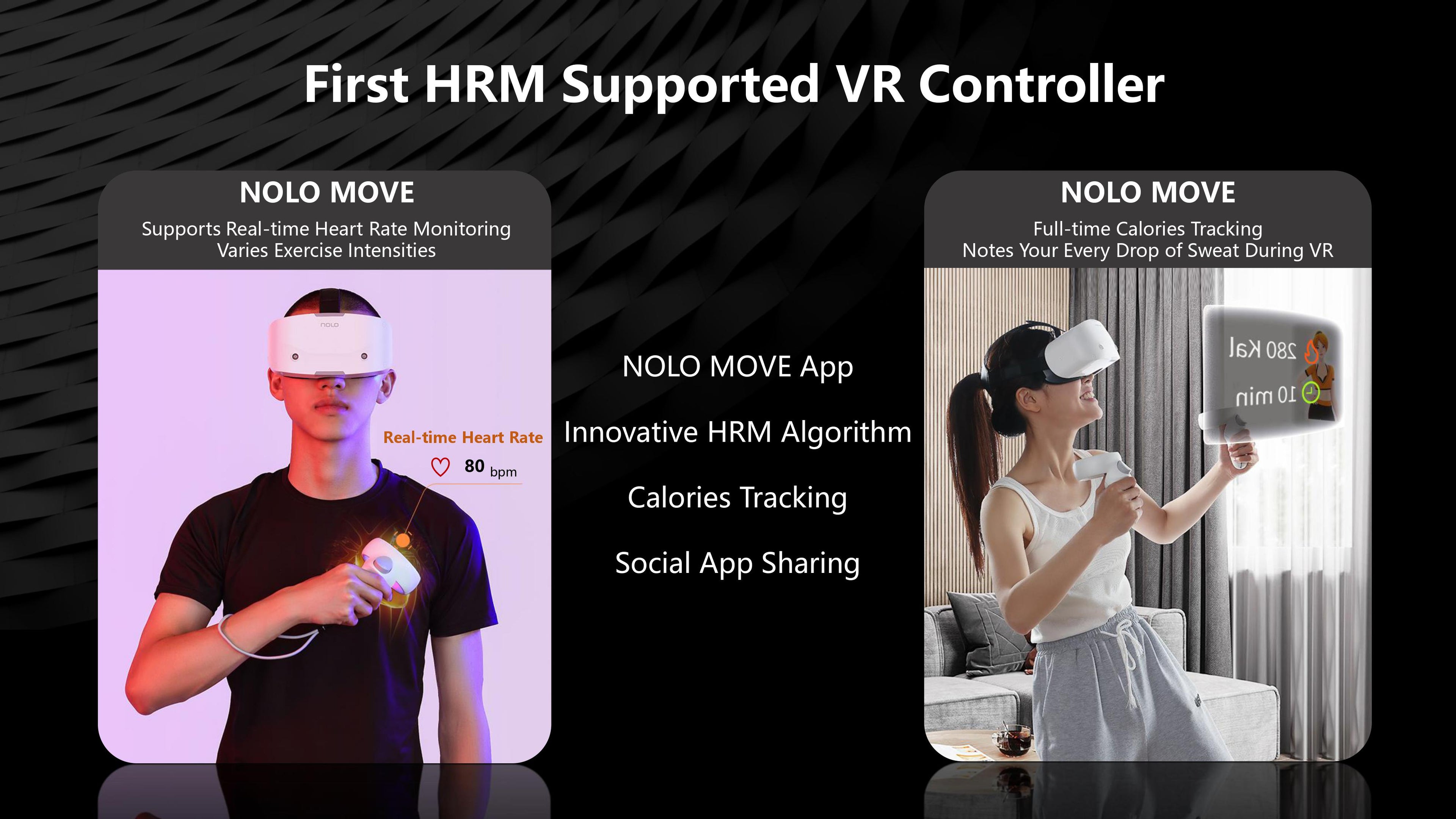 How Excellent Is Nolo Sonic 6DOF All-in-One VR Headset Has The First HRM Supported VR Controller with Nolo Move App
