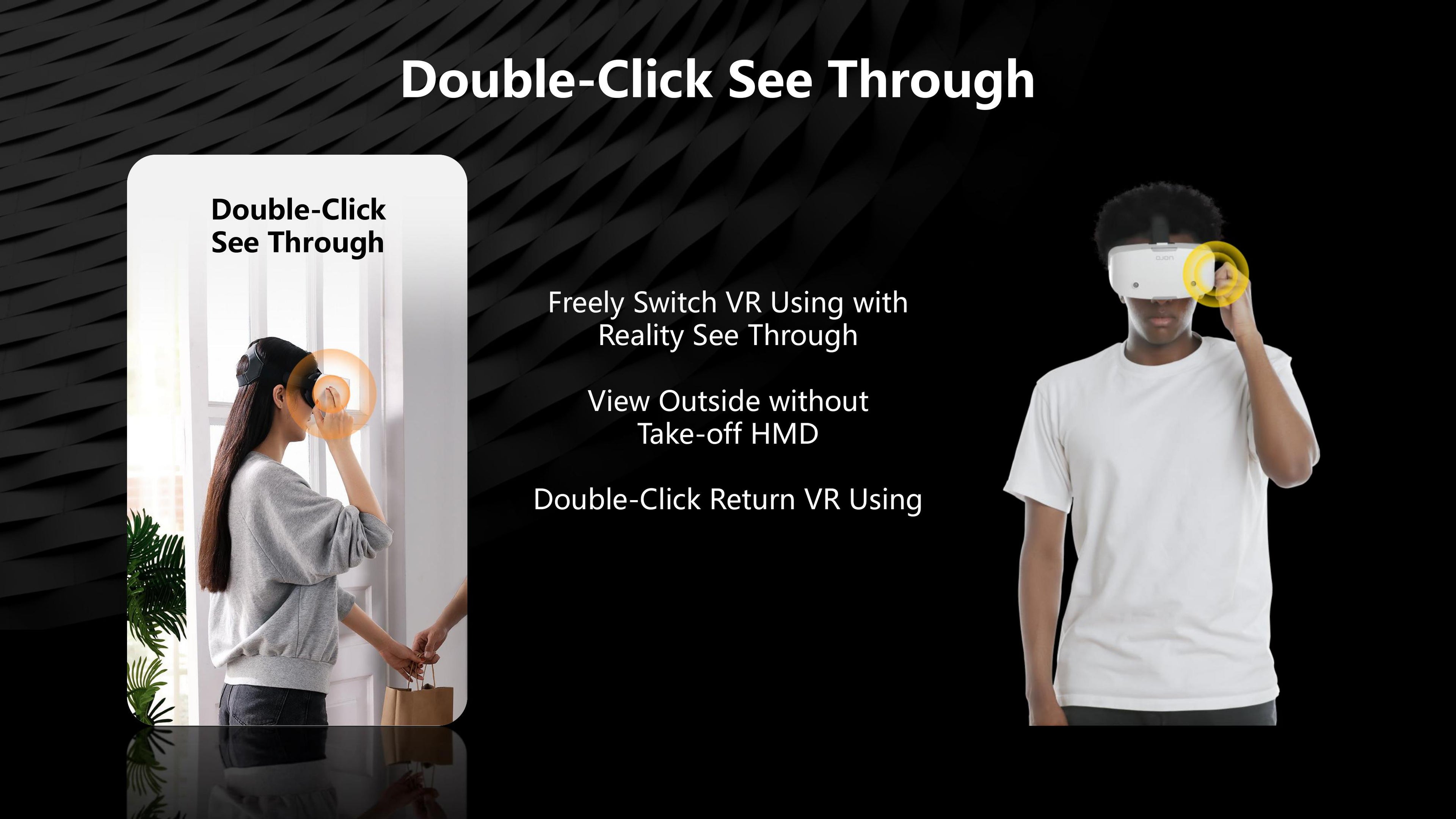 How Excellent Is Nolo Sonic 6DOF All-in-One VR Headset, Double-Click See Through